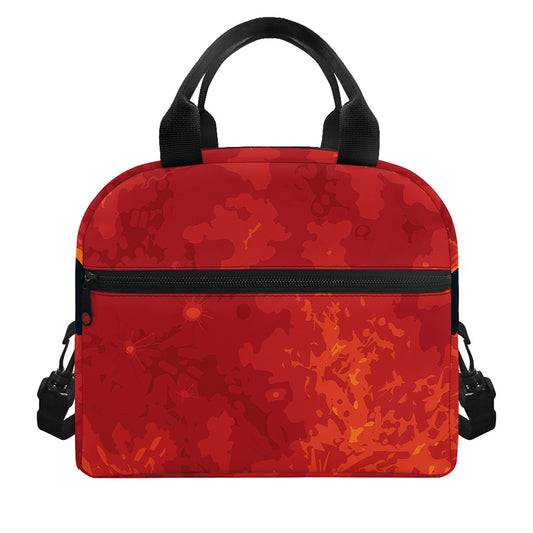 Super Blood Moon Lunar Eclipse Print Insulated Lunch Bag