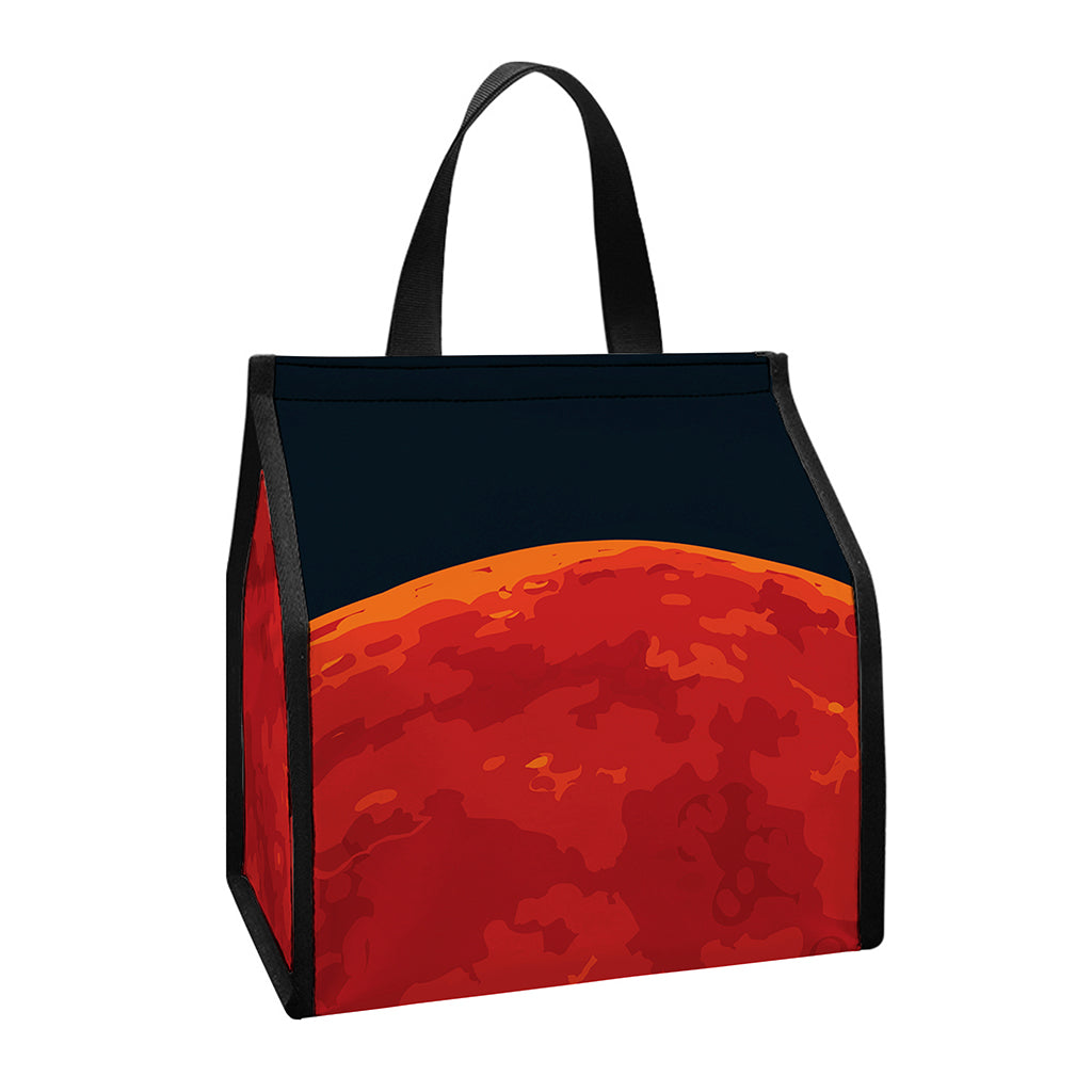 Super Blood Moon Lunar Eclipse Print Insulated Lunch Tote