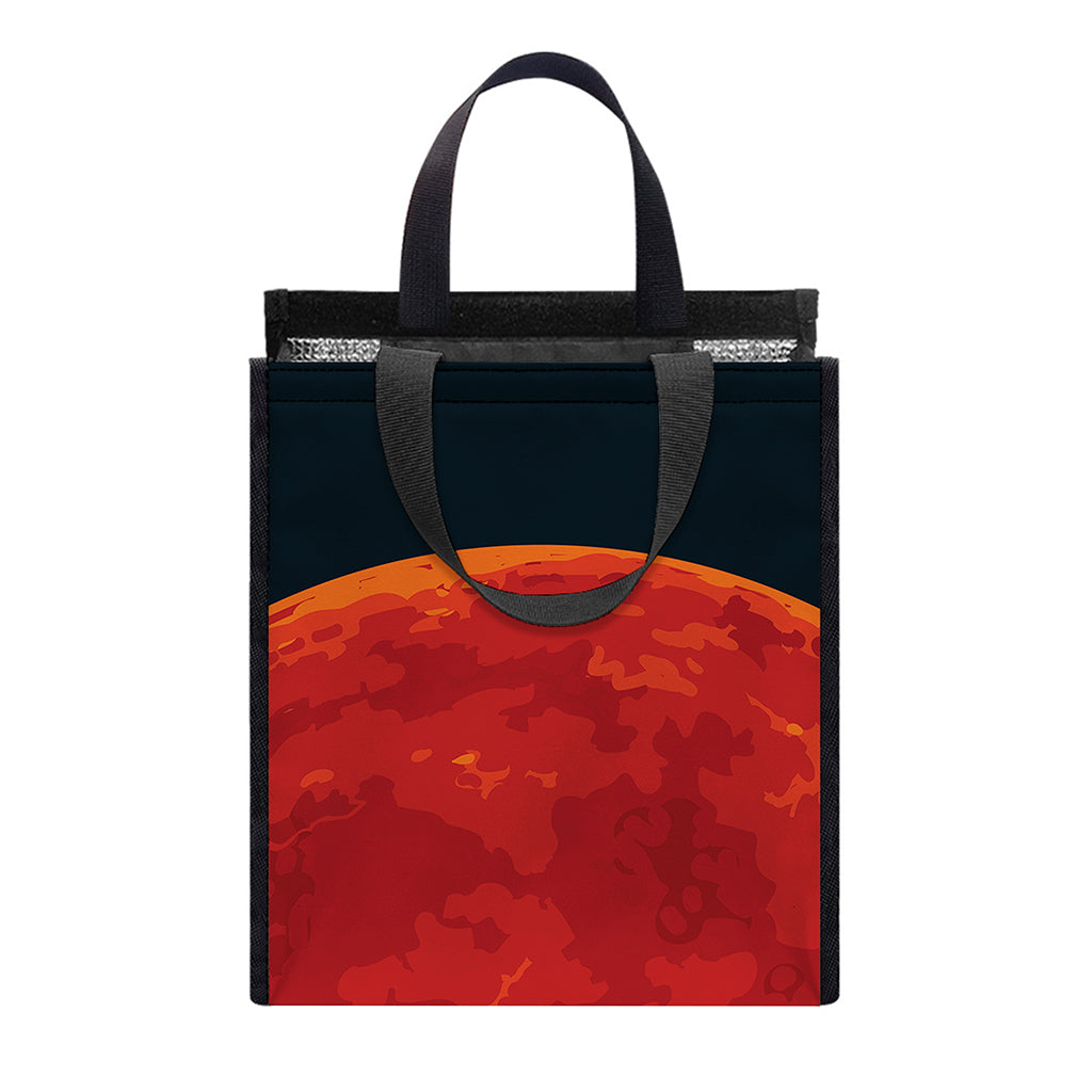 Super Blood Moon Lunar Eclipse Print Insulated Lunch Tote