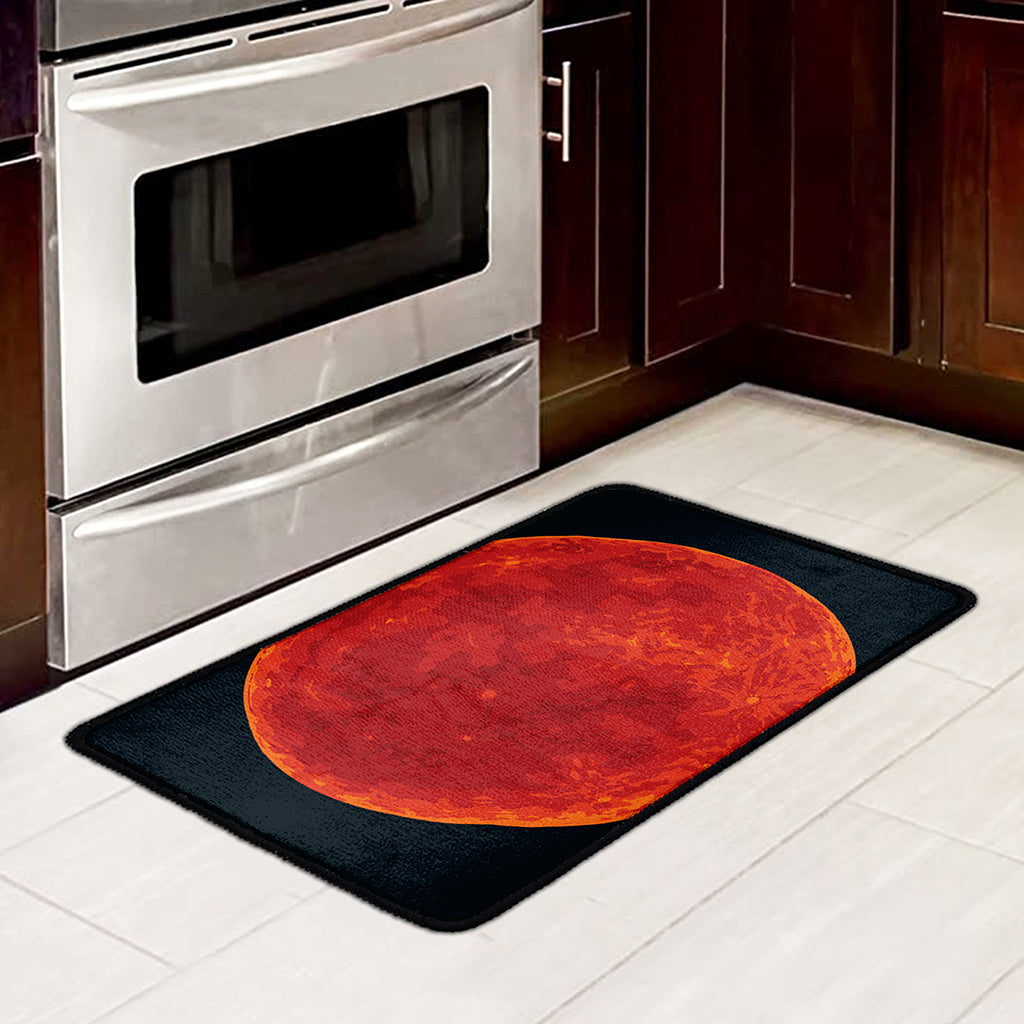Super Blood Moon Lunar Eclipse Print Kitchen Mat