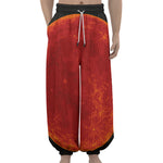 Super Blood Moon Lunar Eclipse Print Lantern Pants