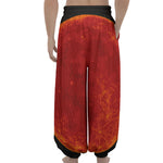 Super Blood Moon Lunar Eclipse Print Lantern Pants