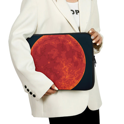 Super Blood Moon Lunar Eclipse Print Laptop Sleeve