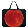 Super Blood Moon Lunar Eclipse Print Laptop Sleeve With Handle