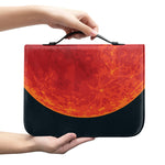 Super Blood Moon Lunar Eclipse Print Leather Bible Cover