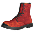 Super Blood Moon Lunar Eclipse Print Lace-Up Boots