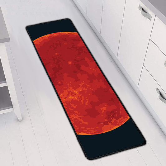 Super Blood Moon Lunar Eclipse Print Long Kitchen Mat