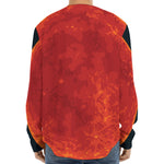 Super Blood Moon Lunar Eclipse Print Long Sleeve Baseball Jersey