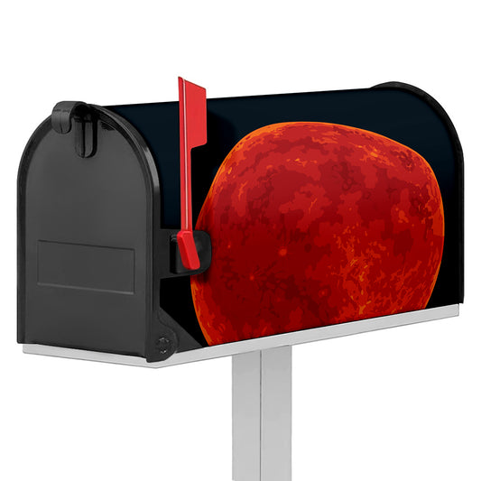 Super Blood Moon Lunar Eclipse Print Mailbox Cover
