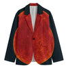 Super Blood Moon Lunar Eclipse Print Men's Blazer