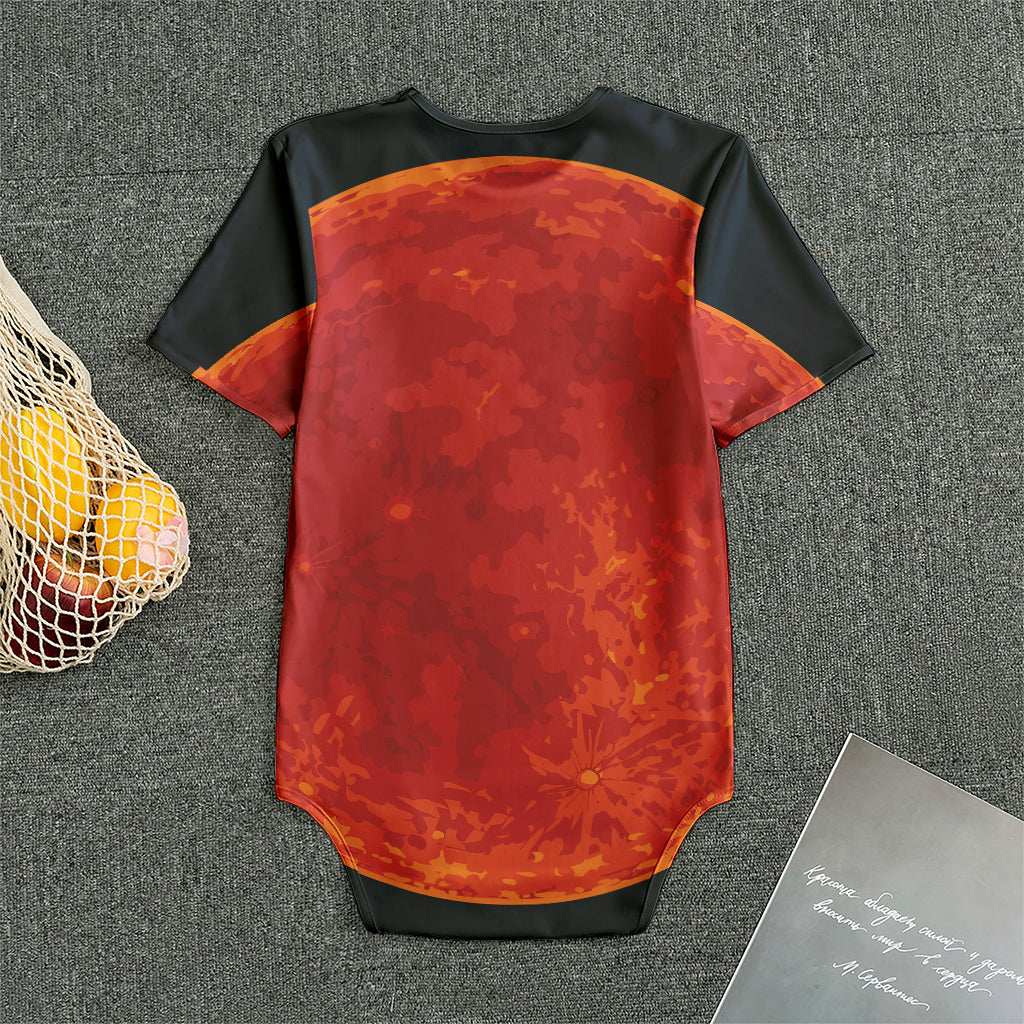 Super Blood Moon Lunar Eclipse Print Men's Bodysuit