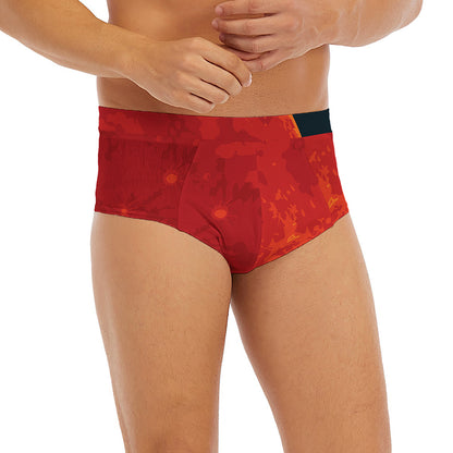 Super Blood Moon Lunar Eclipse Print Men's Briefs