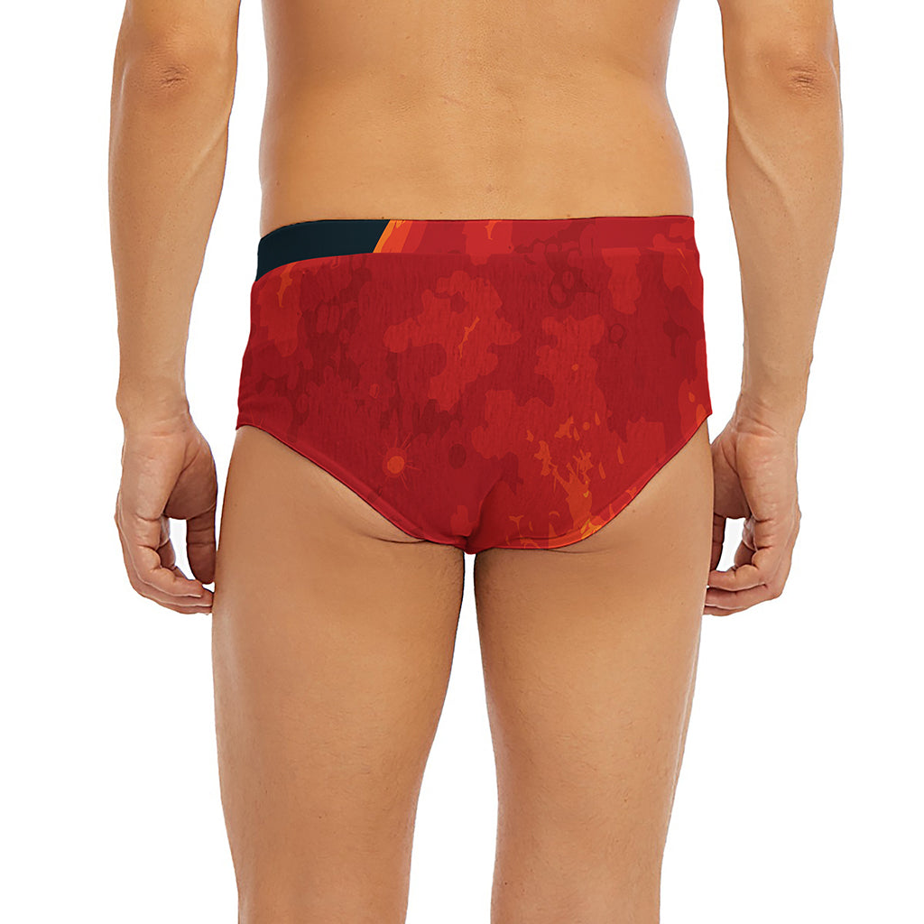 Super Blood Moon Lunar Eclipse Print Men's Briefs