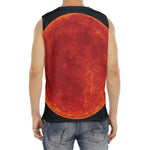 Super Blood Moon Lunar Eclipse Print Men's Fitness Tank Top