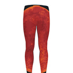 Super Blood Moon Lunar Eclipse Print Men's leggings