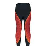 Super Blood Moon Lunar Eclipse Print Men's leggings