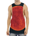 Super Blood Moon Lunar Eclipse Print Men's Muscle Tank Top