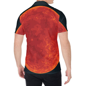 Super Blood Moon Lunar Eclipse Print Men's Shirt