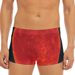 Super Blood Moon Lunar Eclipse Print Men's Short Boxer Briefs