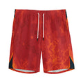 Super Blood Moon Lunar Eclipse Print Men's Athletic Shorts