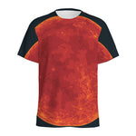 Super Blood Moon Lunar Eclipse Print Men's Sports T-Shirt