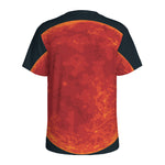 Super Blood Moon Lunar Eclipse Print Men's Sports T-Shirt
