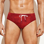 Super Blood Moon Lunar Eclipse Print Men's Swim Briefs