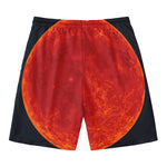 Super Blood Moon Lunar Eclipse Print Men's Swim Trunks