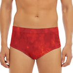 Super Blood Moon Lunar Eclipse Print Men's Triangle Swim Briefs