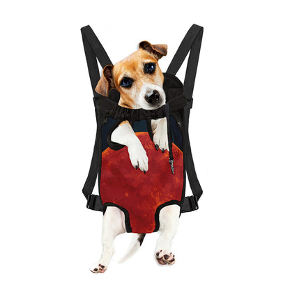 Super Blood Moon Lunar Eclipse Print Pet Carrier Backpack