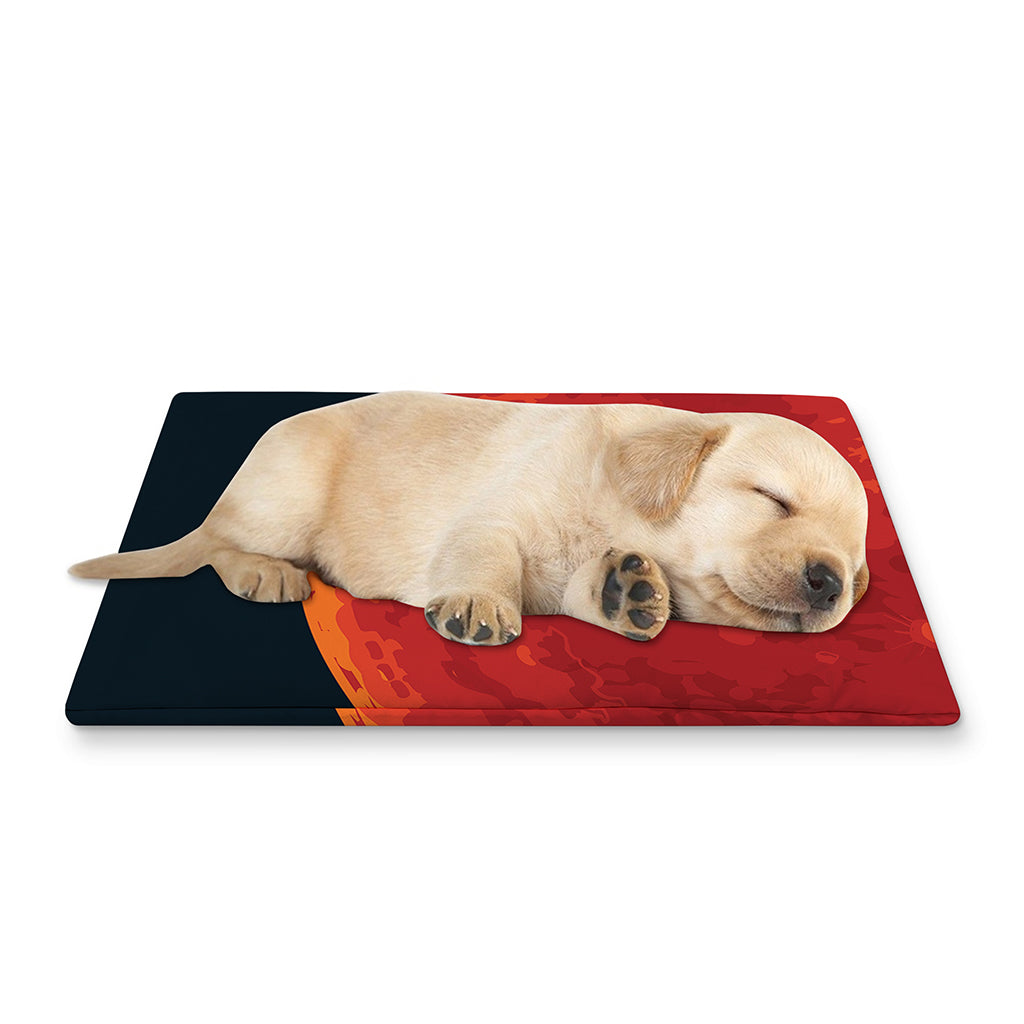 Super Blood Moon Lunar Eclipse Print Pet Cooling Mat Cover