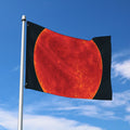 Super Blood Moon Lunar Eclipse Print Polyester Flag