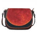 Super Blood Moon Lunar Eclipse Print Saddle Bag