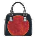 Super Blood Moon Lunar Eclipse Print Shoulder Handbag