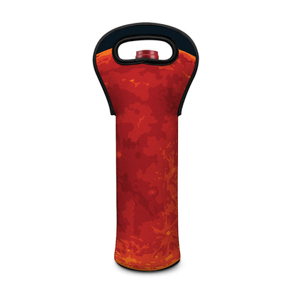 Super Blood Moon Lunar Eclipse Print Single Neoprene Wine Tote