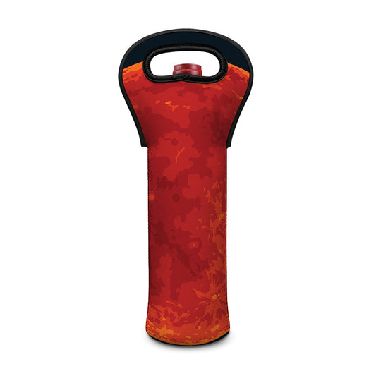 Super Blood Moon Lunar Eclipse Print Single Neoprene Wine Tote
