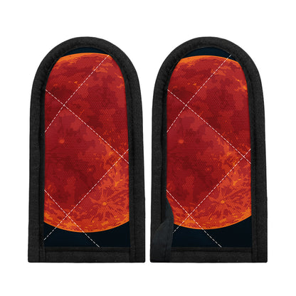 Super Blood Moon Lunar Eclipse Print Skillet Handle Cover