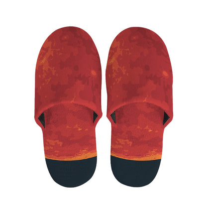 Super Blood Moon Lunar Eclipse Print Slippers