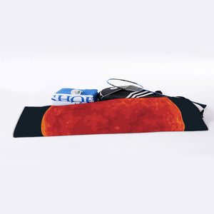 Super Blood Moon Lunar Eclipse Print Sports Towel