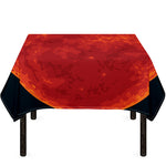 Super Blood Moon Lunar Eclipse Print Tablecloth