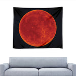 Super Blood Moon Lunar Eclipse Print Tapestry