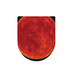 Super Blood Moon Lunar Eclipse Print Toilet Lid Cover
