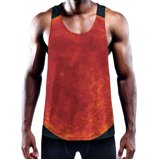 Super Blood Moon Lunar Eclipse Print Training Tank Top