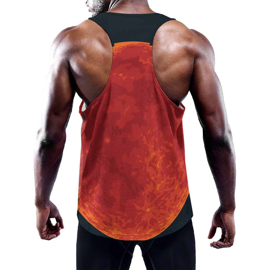 Super Blood Moon Lunar Eclipse Print Training Tank Top