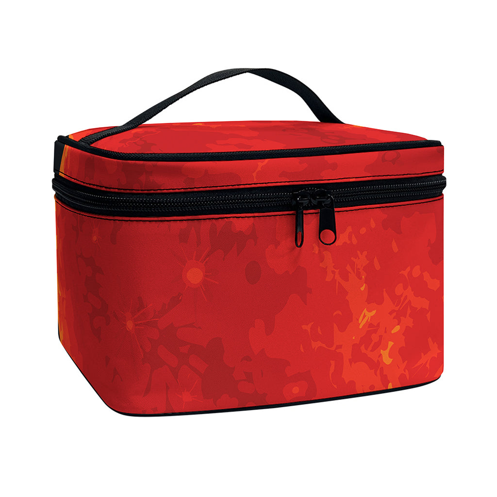 Super Blood Moon Lunar Eclipse Print Travel Makeup Bag