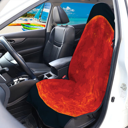 Super Blood Moon Lunar Eclipse Print Waterproof Car Seat Cover