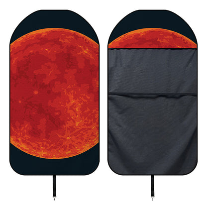 Super Blood Moon Lunar Eclipse Print Waterproof Car Seat Cover