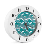 Surfing Wave Pattern Print Alarm Clock