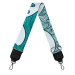 Surfing Wave Pattern Print Bag Strap