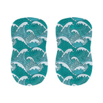 Surfing Wave Pattern Print Bar Stool Covers